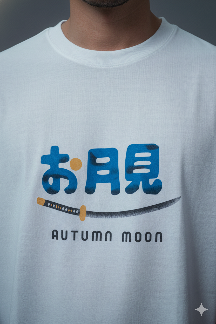 Moon Blade | Super Oversized White Tee