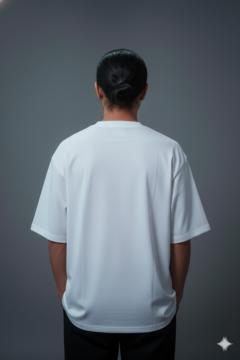 Moon Blade | Super Oversized White Tee