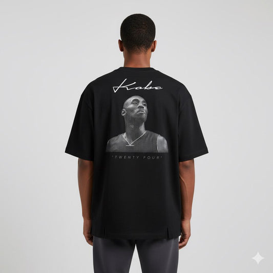 Kobe “Twenty Four”-Inspired Oversized T-Shirt | Black