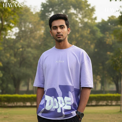 Dope-Oversized T-Shirt | Lavender